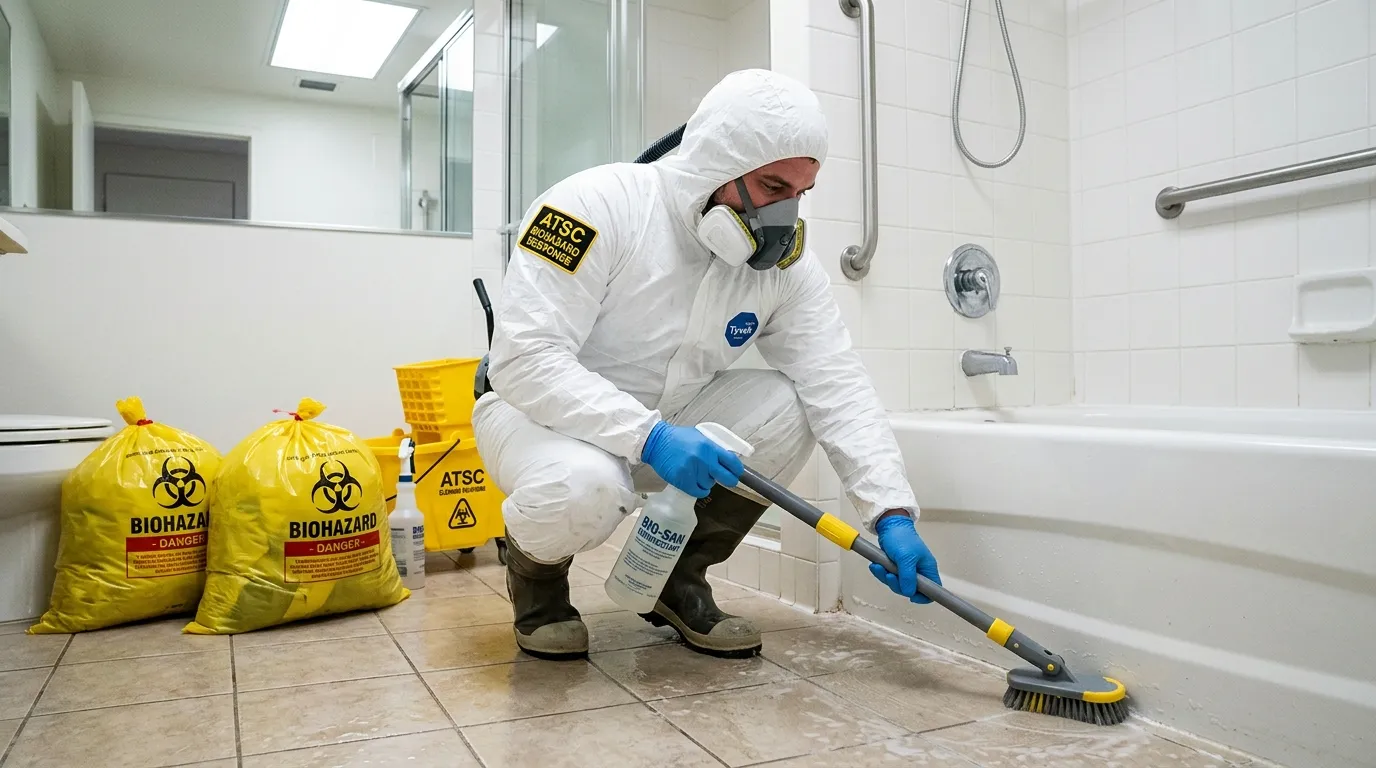 Decontamination equipment deployed for Blood Cleanup in Madera